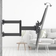 Стенна стойка за TV Hama FULLMOTION, 165 см (65"), ножични рамена, черна