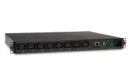 Филтър Tripp Lite by Eaton 3.7kW Single-Phase 208/230V Switched PDU - LX Platform, 8 C13 Outlets, C20 Input with L6-20P Adapter, 2.4m Cord, 1U Rack-mount, TAA