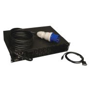 Филтър Tripp Lite by Eaton 7.4kW Single-Phase Switched PDU, LX Interface, 230V Outlets (16-C13), IEC-309 Blue 230V 32A, 3.6m Cord, 2U Rack-Mount, TAA