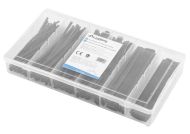 Термосвиваема кабелна връзка Lanberg 100pcs heat-shrinkable tubing kit, black box