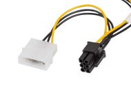 Адаптер Lanberg HDD 2x molex (m/f) 3 pin -> btx 6 pin psu, cable 15cm