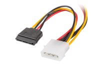 Адаптер Lanberg molex (m) -> 2x SATA (f), cable 15cm