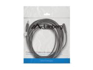 Кабел Lanberg cable stereo mini jack (M) -> mini jack (F) 5m, black