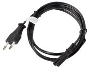 Кабел Lanberg CEE 7/16 -> IEC 320 C7 EURO (RADIO) power cord 1.8m, black