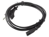 Кабел Lanberg CEE 7/16->IEC 320 C7 EURO (RADIO) Power Cord 3m VDE, Black