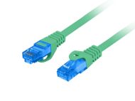 Кабел Lanberg patch cord CAT.6A FTP LSZH CCA 0.5m Fluke Passed, green