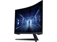 Монитор Samsung C27G55TQ, 27" Odyssey GAMING, Curved 1000R, VA QLED, 144 Hz, 1 ms MPRT, 2560x1440, 300 cd/m2, 2500:1 Contrast, FreeSync Premium, HDR10, Eye Saver Mode, Flicker Free, Game Mode, Display Port 1.2, HDMI 2.0, Headphone Jack,  178°/178°, Black