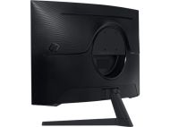 Монитор Samsung C27G55TQ, 27" Odyssey GAMING, Curved 1000R, VA QLED, 144 Hz, 1 ms MPRT, 2560x1440, 300 cd/m2, 2500:1 Contrast, FreeSync Premium, HDR10, Eye Saver Mode, Flicker Free, Game Mode, Display Port 1.2, HDMI 2.0, Headphone Jack,  178°/178°, Black