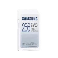 Карта памет Samsung EVO Plus, SD Card, 256GB, Бяла