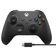 Геймърски контролер Microsoft Xbox + Type-C кабел Black