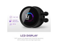 Охладител за процесор NZXT Kraken 360 Black, 1.54 "LCD Display
