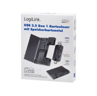 Cardreader USB3A/C,SD/MicroSD,Case,Logilink CR0049