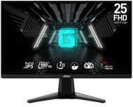 Монитор MSI G255F, 24.5", Rapid IPS, 180Hz, 1ms, 1920x1080 FHD, Anti-glare, Adaptive-sync, Night Vision, Frameless, Anti-Flicker, Less Blue Light, 300 nits, 1000:1, 100M:1, 1x Display Port (1.2a), 2x HDMI (2.0b), Headphone out, Tilt, FRAMELESS, 9S6-3BC01M