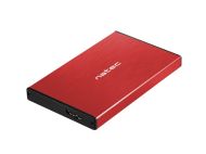 Кутия за твърд диск Natec External HDD/SSD Enclosure Rhino Go SATA 2.5" USB 3.0 Red