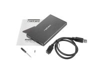 Кутия за твърд диск Natec External HDD/SSD Enclosure Rhino Go SATA 2.5" USB 3.0 Black