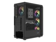 Кутия за компютър Fury PC Case Shobo SH4F RGB Midi Tower, Window, Black