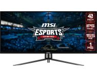 Монитор MSI MAG401QR, 40", 155Hz, 3440x1440 (UWQHD), IPS, Flat, 21:9, VESA DisplayHDR 400, Adaptive Sync, KVM, Gaming Intelligence APP, Night Vision, 2x HDMI, DP, 1 x Type-C (DP alt. with PD 65W), 2 x USB 2.0 Type-A, Tilt, PIP and PBP, VESA 100, 9S6-3EA54