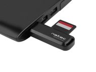 Аксесоар Natec Card Reader Scarab 2 SDHC MMC M2 Micro SD USB 2.0 Black