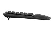 Клавиатура Logitech Wave Keys wireless ergonomic keyboard - GRAPHITE - US INT`L - 2.4GHZ/BT - N/A - INTNL-973 - UNIVERSAL