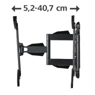 Стенна стойка за TV Fullmotion, 165 см, 32-65 ",400х400