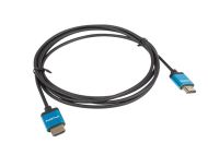 Кабел Lanberg HDMI M/M V2.0 4K cable 1m, slim, black
