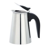 XAVAX Кафеварка за еспресо от неръждаема стомана, за 4 чаши, за котлон
