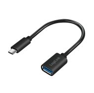 Cable USB3.2 C-A, M/F, OTG, 15cm, Logilink CU0098