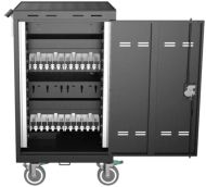 Зарядна станция ACER Charging cart  24 slots, supports Laptops, Chromebooks, Tablets up to 15.6'', 2 point steel locking mechanism,Smart cycle charching technology, Streamlined cable and power management, Solid Steel