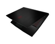 Лаптоп MSI Thin GF63 12VE, i5-12450H (8C/12T up to 4.40 GHz, 12 MB), 15.6" FHD (1920x1080) AG, 144Hz, IPS, 16GB DDR4 (1x16 3200MHz), 512GB PCIe SSD, RTX 4050 6GB GDDR6, 1x 2.5" FREE, WiFi 6E, 3 cell, 52.4Whr, 84 key Red Backlit KBD, Black+MSI Gaming Heads