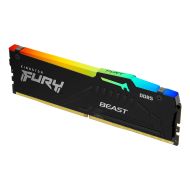 Памет Kingston FURY Beast Black RGB 16GB DDR5 6000MHz CL30 KF560C30BBA-16