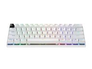Геймърска клавиатура Logitech Pro X 60 Tactile White, KEYCONTROL, LIGHTSYNC, RGB, Бяла