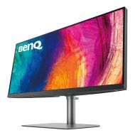 Монитор BenQ PD3420Q 34"W IPS LED 5ms 3440x1440 2K QHD, Design Mon, WQHD, AQCOL.,100% sRGB/98% P3,HDR400, B.I.,LBL,KVM, ICCsync, CAD/CAM, DualView, Contr.1000:1, 350 cd/m2, 2xHDMI,DP,USB-C(PD65W, DP Alt Mode),USB-C/USB 3.0x2, Sp.2x2.5W, HAdj., Swivel,Tilt