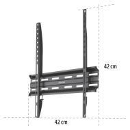 Метална поставка / стойка/ TV, FIX, черна, 165см, 65",  1 звезда,400x400