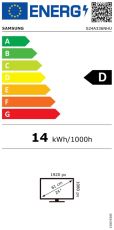 Монитор Samsung LS24A336 24" VA LED, 1920x1080, 250cd/m2, HDMI 1.4, Black