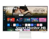 Монитор Samsung 32DM801 32" VA SMART 3840x2160, Bluetooth 4.2, WiFi 5, USB-C 65W, 2xUSB, 2xHDMI , Speakers, White