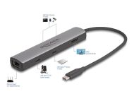 Докинг станция Delock USB 40 Gbps USB Type-C