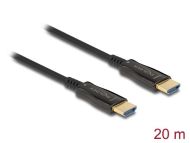 Оптичен кабел Delock, HDMI 8K, 60 Hz, 20 m