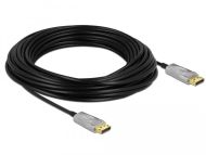 Оптичен кабел Delock, Активен, DisplayPort 1.4, 8K, 15 m