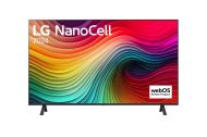 Телевизор LG 43NANO81T3A, 43" 4K HDR Smart Nano Cell TV, 3840x2160, DVB-T2/C/S2, AI Alpha 5 Gen7, HDR 10 PRO, webOS 24, ThinQ AI, WiFi, Clear Voice, AI Upscaling, Bluetooth, Hdmi, CI, LAN, AirPlay2, SPDIF, 2 Pole stand, Silver