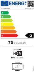 Телевизор LG 50NANO81T3A, 50" 4K HDR Smart Nano Cell TV, 3840x2160, DVB-T2/C/S2, AI Alpha 5 Gen7, HDR 10 PRO, webOS 24, ThinQ AI, WiFi, Clear Voice, AI Upscaling, Bluetooth, Hdmi, CI, LAN, AirPlay2, SPDIF, 2 Pole stand, Titan