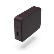 HAMA Външна батерия "Colour 10", 10000 mAh, 2 изхода: USB-C, USB-A, тъмно лилаво