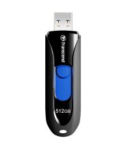 Памет Transcend 512GB, USB3.1, Pen Drive, Capless, Black