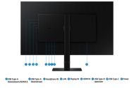 Монитор Samsung 32D800  32" VA LED, 3840x2160 PBP, PIP, USB-C 90W, USB 3.0, DP, HDMI Black