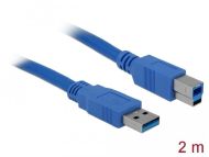 Кабел Delock USB-A - USB-B, 2m