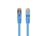 Кабел Lanberg patch cord CAT.6 FTP 1m, blue, 10 pack