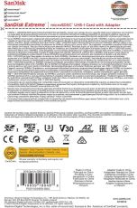 Карта памет SANDISK Extreme microSDXC, 128GB, За Dash Cameras и Drones, SD Adapter