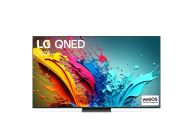 Телевизор LG 75QNED86T3A, 75" 4K QNED HDR Smart TV, 3840x2160, DVB-T2/C/S2, Alpha 8 AI 4K Gen7, 120Hz, HDR 10 PRO, webOS 24 ThinQ, 4K Upscaling, FreeSync, WiFi 5, Multi View, Bluetooth 5.1, AirPlay 2, LAN, CI, HDMI, SPDIF, Crescent Stand, Silver