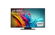 Телевизор LG 55QNED87T3B, 55" 4K QNED HDR Smart TV, 100Hz, 3840x2160, DVB-T2/C/S2, a8 AI Processor 4K, HDR 10 PRO, webOS 24 ThinQ, FreeSync Compatible, VRR, Multi View, 4K Upscaling, WiFi 5, Voice Controll, Bluetooth 5.1, AirPlay 2, LAN, CI, HDMI, SPDIF, 