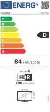 Телевизор Hisense 75" U7NQ, 4K Ultra HD 3840x2160, ULED, FALD, Quantum Dot, 144Hz, IPS, HDR 10+, HLG, Dolby Vision IQ, Dolby Atmos, Smart TV, WiFi 5GHz, WiFi Direct, BT, Anyview Cast, 4xHDMI, 2xUSB, LAN, CI+, DVB-T2/C/S2, Black