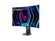 Монитор LG 39GS95QE-B, 39" Ultragear OLED 0.03ms (GtG), 21:9 Curved Gaming WQHD+ (3440x1440), 240Hz, 1000:1, 275 cd/m2, 1000:1, DCI-P3 98%, AMD FreeSync, NVIDIA G-Sync, VRR, HDR 400 ,PBPin PIP, USB Down/Up-stream, HDMI, DisplayPort, Tilt, Height, Swivel, 